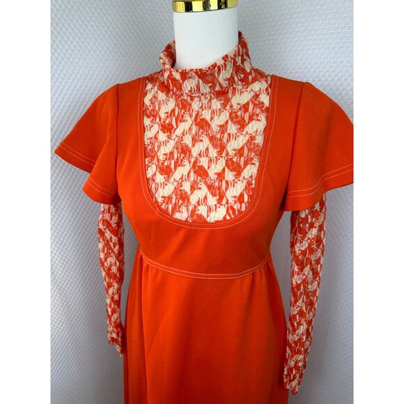 Patricia Fair True Vintage 1960s Long Maxi Dress Groovy - Picture 5 of 16